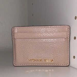 Michael Kors Blush Card Holder